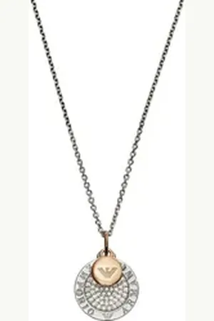 Emporio Armani Collier Damen-Kette 925er Silber 59 Zirkon bunt