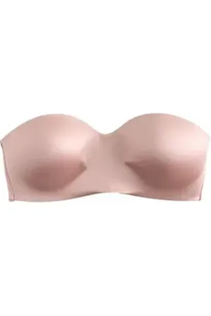 Next Bandeau-BH Bügelloser Hochglanz-Bandeau-BH aus Mikrofaser (1-tlg) beige 70