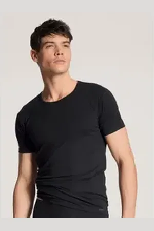 Calida Unterziehshirt Pure & Style Herren (1-St) schwarz M (50)