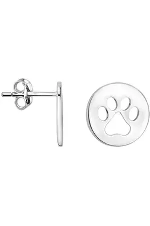 Sofia Milani Paar Ohrstecker Pfote, 925 Silber Damen Schmuck - E1068 silberfarben