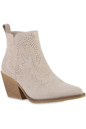VAN HILL 841509 Cowboy Boots Schuhe beige 41 EU