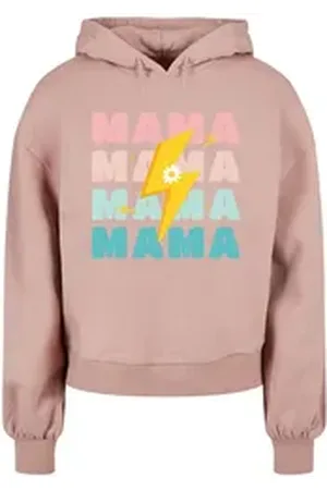 Merchcode Kapuzenpullover Damen Ladies Mothers Day - Mama Oversized Hoody (1-tlg) rosa L