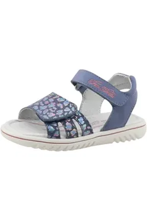 TOM TAILOR Sandale, Sommerschuh, Klettschuh, Kinderschuh mit bunten Drucken blau|bunt 24 EU