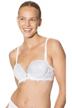 Mey Push-up-BH Push Up-BH 74157 weiß (1 Stück, 1-tlg., 1 Stück) stark gepolstert, macht 1 Größe aus weiß 75
