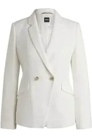 HUGO BOSS Jackenblazer Jatawa (1-tlg) weiß 38