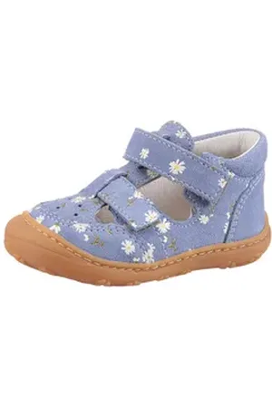 Pepino By RICOSTA Eni WMS: mittel Lauflernschuh, Sommerschuh, Print, WMS-System, Leder, Größenschablone zum Download lila 26 EU