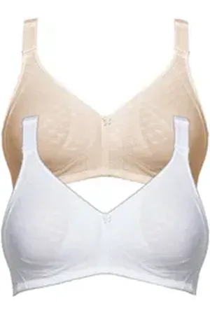 Susa Set: Soft-BH 2er Pack BH ohne Bügel Topsy Plus (Spar-Set, 2-tlg) - bunt 100B
