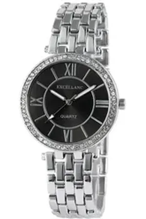 Excellanc Quarzuhr EX0068 Damenuhr mit Metallarmband, Damenuhr Metall
