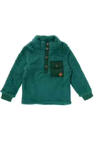 eBBe Kids Kapuzenpullover Fleecepullover (1-tlg) grün 140 (9-10 Jahre)