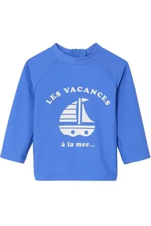 Vertbaudet Badehose Baby UV-Set: Shirt & Badeshorts blau 62