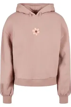 Merchcode Kapuzenpullover Damen Ladies Spring - Grow through 1 Oversized Hoody (1-tlg) rosa XL