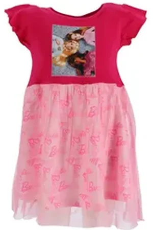 Barbie Midikleid Kinderkleid Pink Mädchen Kindermode Kleid 5 Jahre