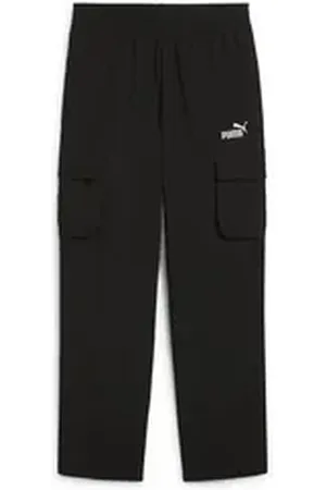 PUMA Sporthose ESS No. 1 Logo Gewebte Cargohose Jungen schwarz 128