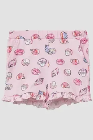 QS by s.Oliver Leggings Jersey-Shorts mit Rüschen und Elastikbund Rüschen 92