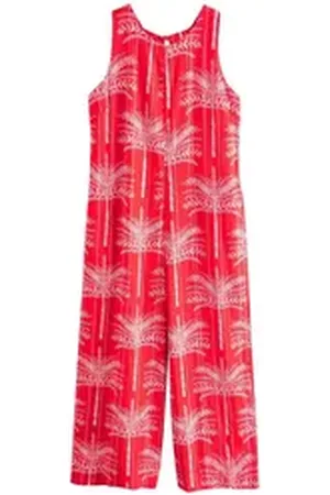 Next Jumpsuit Ärmelloser Jumpsuit aus Leinen (1-tlg) rot 92 (GB: 18 Tall)