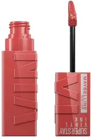 Maybelline NEW YORK Lippenstift Super Stay Vinyl Ink, mit natürlichen Inhaltstoffen orange