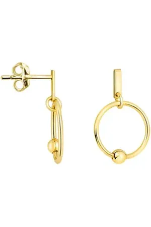 Sofia Milani Paar Ohrhänger Kreis, 925 Silber Damen Schmuck - E1321 silberfarben