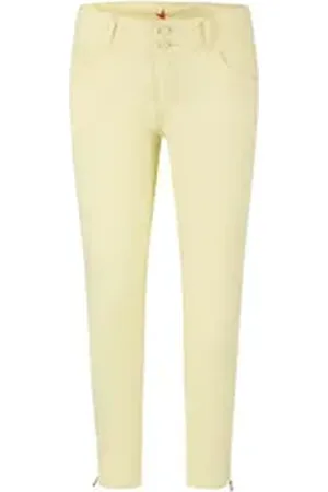 Buena Vista Stretch-Jeans TUMMYLESS V 7/8 pastel yellow 2503 B5793 4003.2199 - Stret gelb S