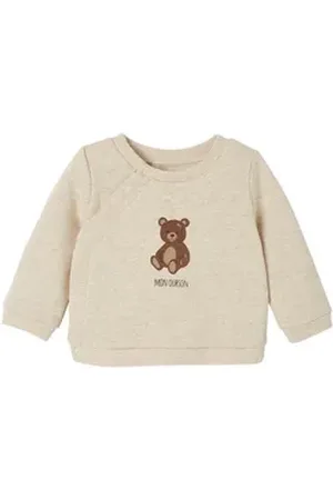 Vertbaudet Hose & Shorts Baby-Set mit Teddyprint: Wickeljacke & Hose beige 71