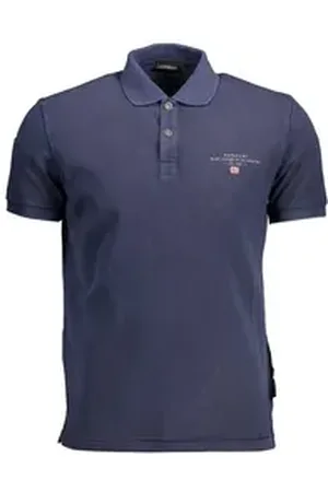 Napapijri Poloshirt Modisches Herren-Poloshirt in Blau mit Stickerei 2XL