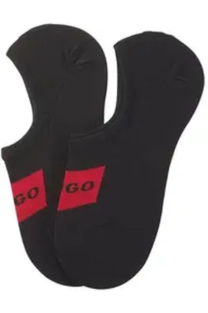 HUGO BOSS Freizeitsocken 2P LOW CUT LABEL CC W (2-Paar) schwarz 35-38