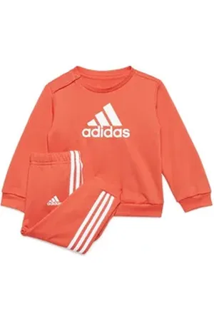 adidas Performance Trainingsanzug Baby Jogginganzug Infants BOS Logo Jogger Set French Terry rot 80