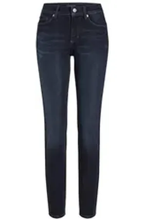 Cambio 5-Pocket-Jeans Damen Jeans "Parla" Skinny Fit (1-tlg) blau 40/32