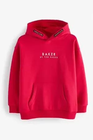 Ted Baker Kapuzensweatshirt Hoodie (1-tlg) rot 158 (13 J.)