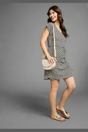 Laura Scott Shirtkleid mit Grafikmuster - NEUE KOLLEKTION beige|schwarz 40/42