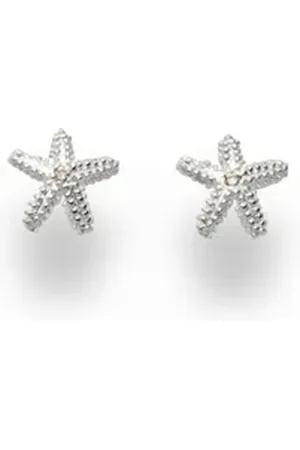 DUR Ohrring-Set Schmuck: Ohrringe, Ohrstecker "Seestern", Zirkonia weiß, O5640