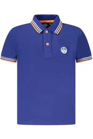 North Sails Poloshirt Kinder Kurzarm-Polo Blau mit Kontrastdetails und 12A