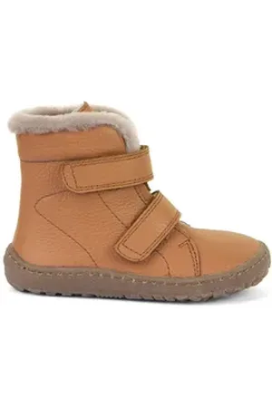 Froddo ® Barefoot Furry Boot Cognac Sneaker braun 29 EU