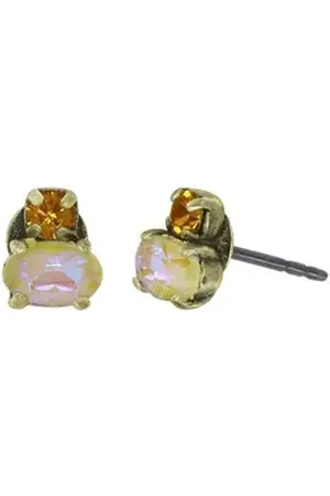 Konplott Paar Ohrstecker : Ohrstecker Daily Desire oval - small gelb|orange