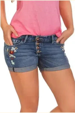 Almgwand Trachtenjeans Trachtenjeans Damen - TAUPLITZALM - hellblau blau
