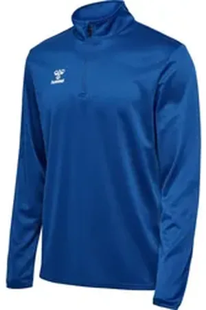 Hummel Trainingsjacke Hmlessential Half-Zip blau L