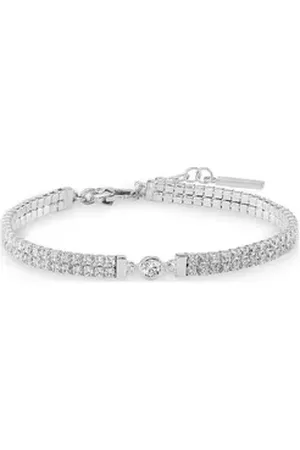 Jette Joop Armband Cascade Damen-Armband 88301153NL, 925 Silber rhodiniert, mit Zirkonia