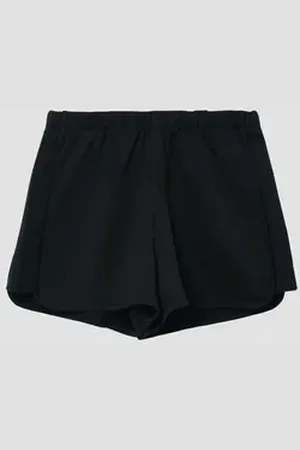 QS by s.Oliver Leggings Jersey-Shorts im Runner-Stil Paspel schwarz 134/140