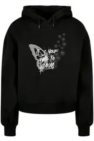 Merchcode Kapuzenpullover Damen (1-tlg) schwarz XS