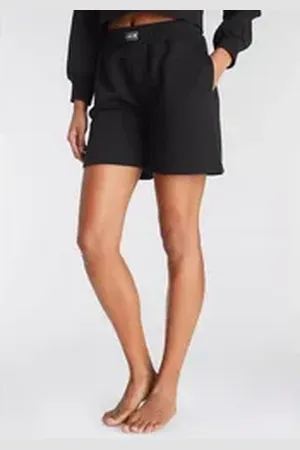 Lascana Sweathose mit geripptem Hosenbund, Loungewear, Loungeanzug schwarz 40/42
