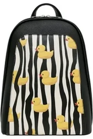Dogo Tagesrucksack Damen Tidy Bag Ducky Vegan Damen Rucksäcke (Fashion) / Neutral schwarz
