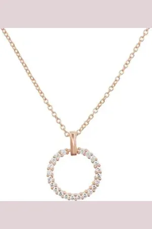 Heideman Collier Cora rose goldfarben (inkl. Geschenkverpackung), Kette mit Steinen Frauen goldfarben