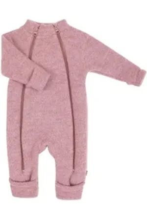 Joha Schneeoverall Wagenazug Wollfleece Merinowolle beige 98/104