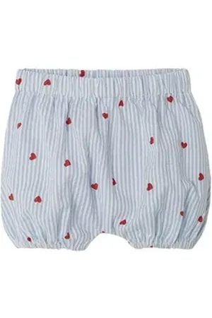 Vertbaudet Kleid & Haarband Baby-Set aus Seersucker: Kleid, Shorts & Haarband blau 80