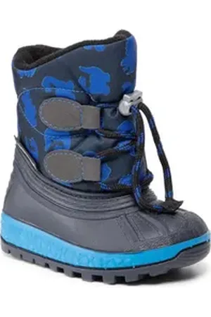 Boatilus Schneeschuhe Schneeschuhe Kd Joggy Sport Lace NJ09 VAR.17ZT Navy Bb Dino blau 24/25