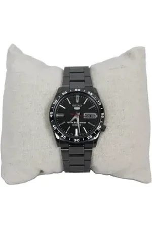 Seiko Automatikuhr 5 Herrenuhr Analog Automatik Schwarz, SNKE03KC