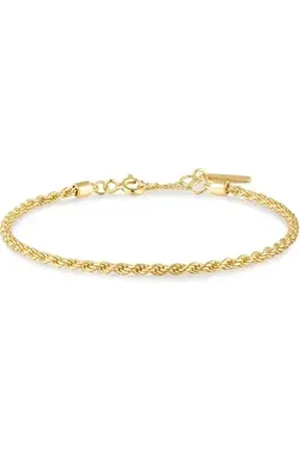 ANIA HAIE Armband Damen-Armband 925er Silber, Chic Creator goldfarben