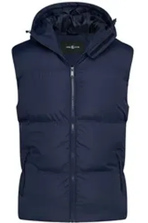 Soul Star Steppweste S2MOELV Winterjacke mit Kapuze warmer Bodywarmer blau M