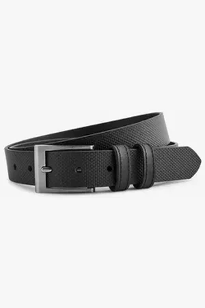 Next Ledergürtel Ledergürtel (1-St) schwarz XL (DE 100)