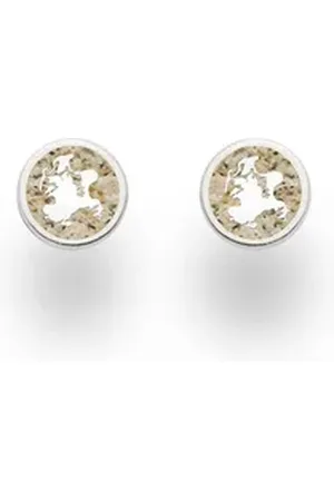 DUR Ohrring-Set Schmuck: Ohrringe, Ohrstecker "Rügen", 9 mm, mit Strandsand, O5649