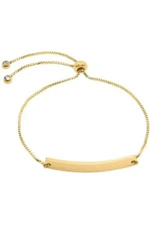 Heideman Armband Katharina goldfarben (Armband, inkl. Geschenkverpackung), Armband mit Plakette Damen goldfarben